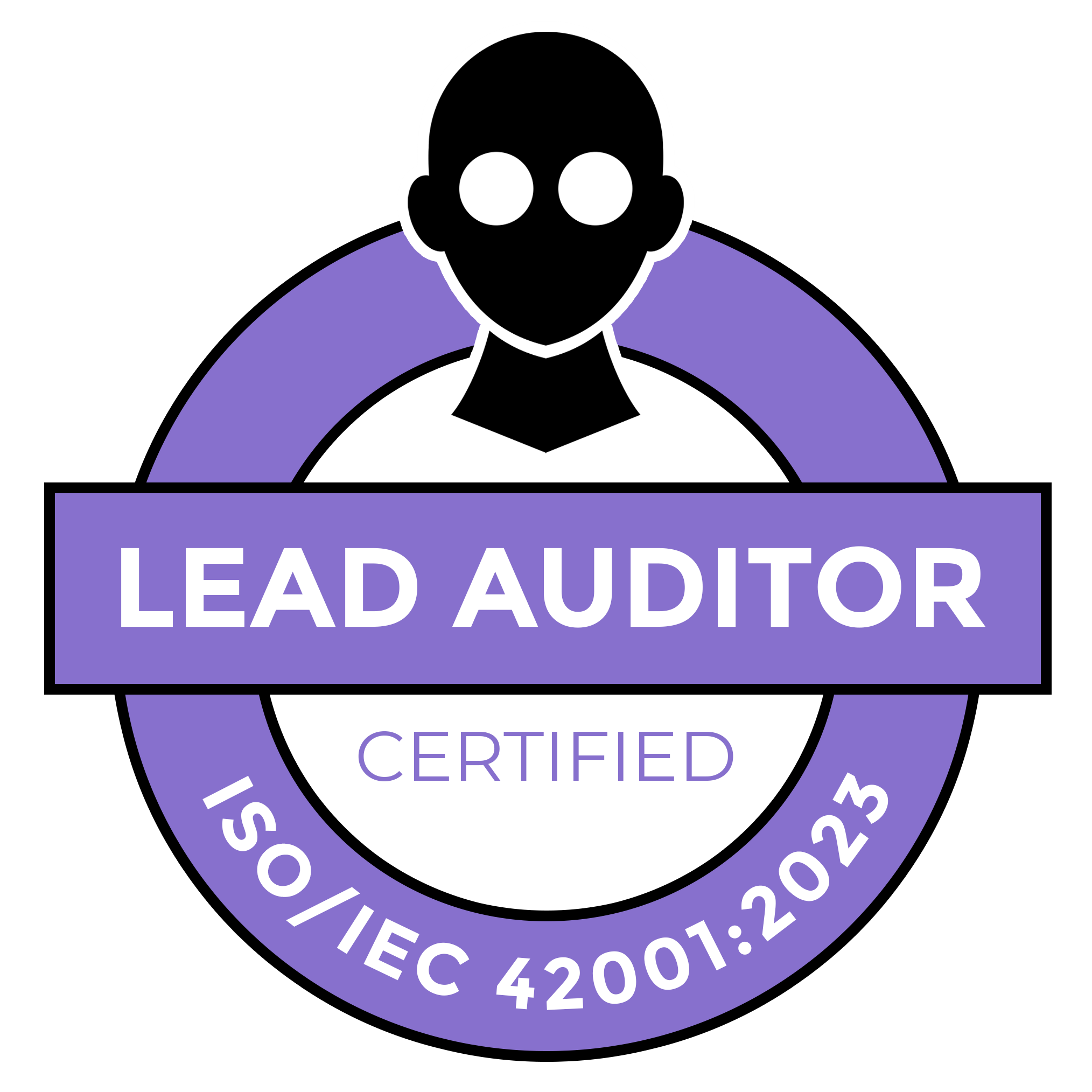 ISO/IEC 42001:2023 Lead Auditor badge